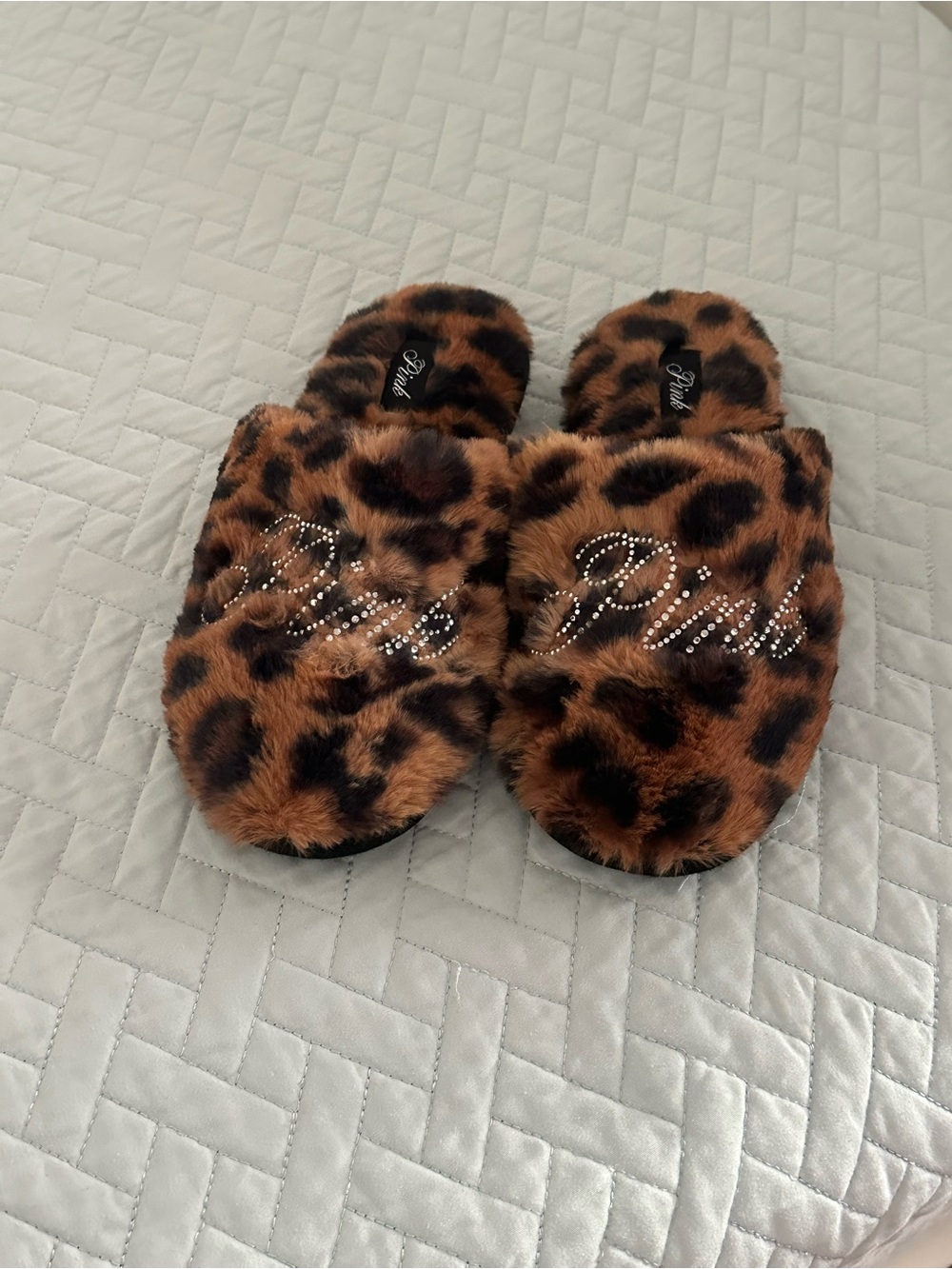 PINK Cheetah Slippers